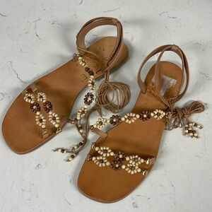 L*SPACE x Matisse Mara Sandal in Natural NWOT, Size 9